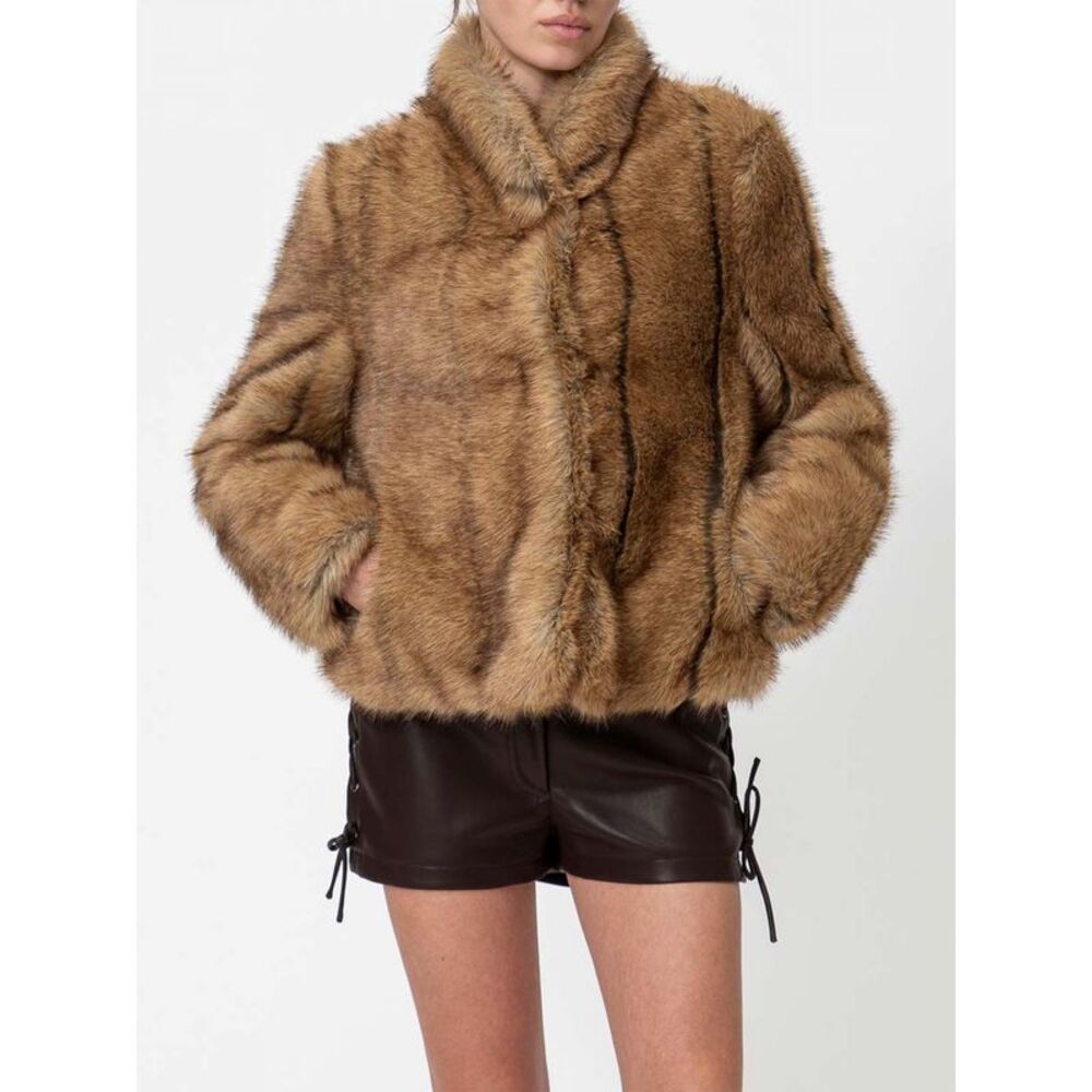 Actitude Twinset Women Fur Coat Woman Actitude Twinset